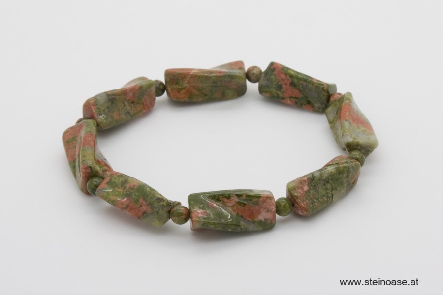 Armband Unakit / Epidot 'Swing'